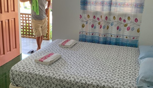 Chambre Quadruple, balcon, vue jardin