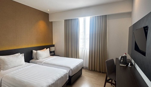 Chambre Supérieure avec lits jumeaux, vue ville