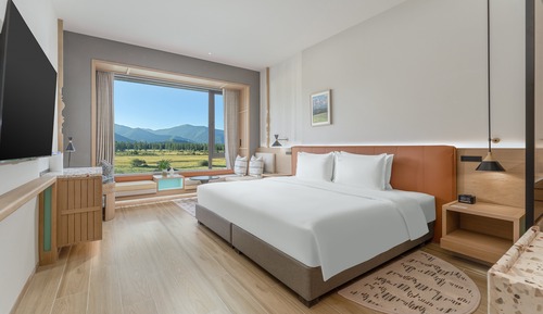 Chambre Standard, 2 lits doubles, accessible aux personnes à mobilité réduite