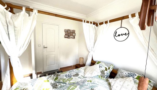 Chambre Double Supérieure, salle de bains attenante, vue fleuve (Chambre Zen)