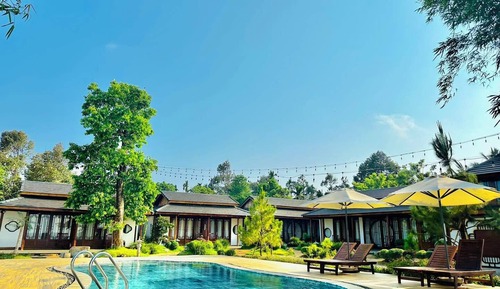 Maison Luxe, vue jardin