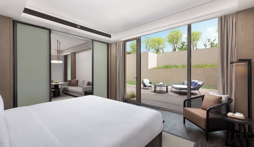 Suite, 1 chambre, accessible aux personnes à mobilité réduite, terrasse (Private Hot Spring)