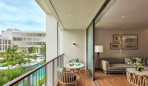 Suite, 1 chambre, vue piscine