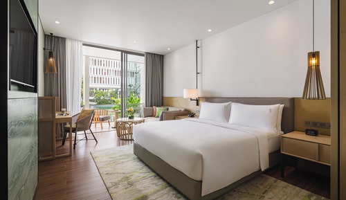 Chambre Standard, 2 lits une place (Pond View)