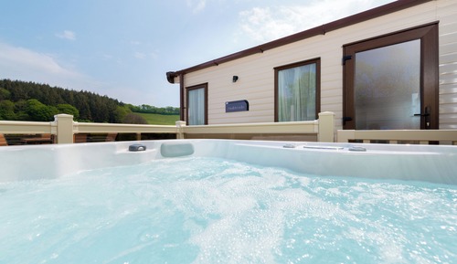 Mobile Home, 2 chambres, bain à remous