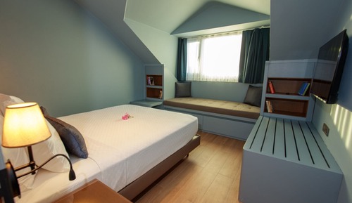 Penthouse Luxe, vue piscine
