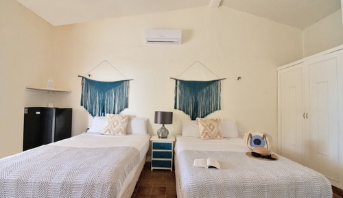 Chambre Double Tradition, 2 grands lits, en front de plage
