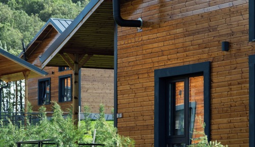 Chalet, vue montagne