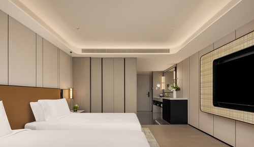 Chambre Supérieure avec lits jumeaux, vue cour intérieure
