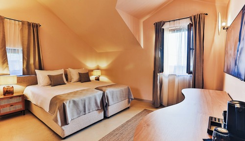 Chambre Double ou avec lits jumeaux, vue colline