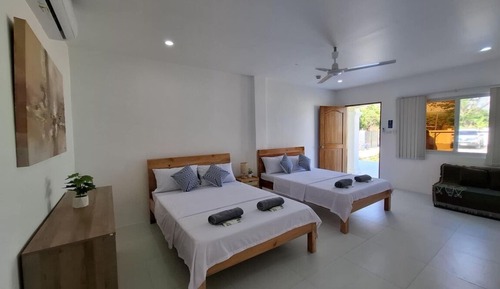 Chambre Deluxe avec lits jumeaux, vue jardin