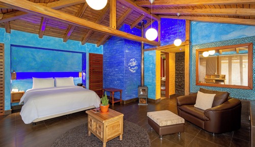Suite Studio, bain à remous, vue montagne