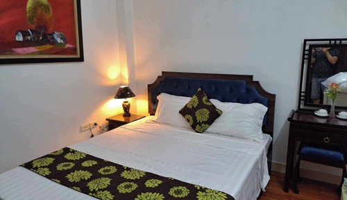 Chambre Double Lune de Miel, 1 chambre, balcon, vue jardin