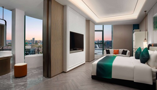 Chambre Affaires, 1 très grand lit et 1 canapé-lit, non-fumeurs