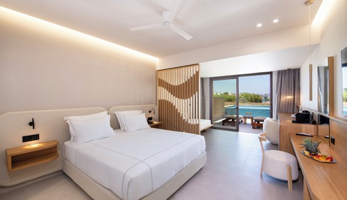 Suite Junior, patio, vue jardin