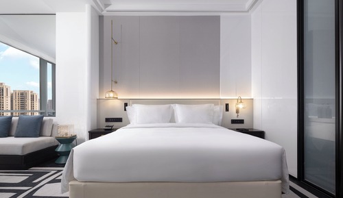 Chambre Standard, 1 très grand lit, accessible aux personnes à mobilité réduite