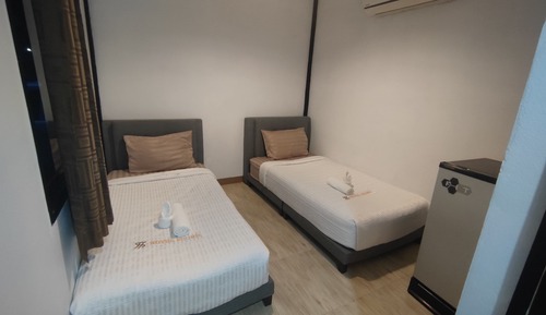 Chambre avec lits jumeaux