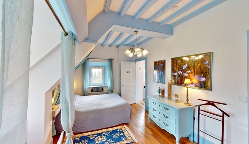 Chambre Majestueuse, 1 chambre, baignoire, vue jardin