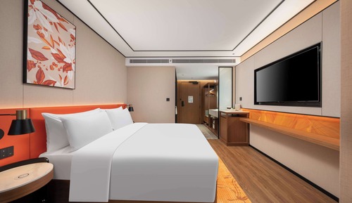 Chambre, 1 très grand lit