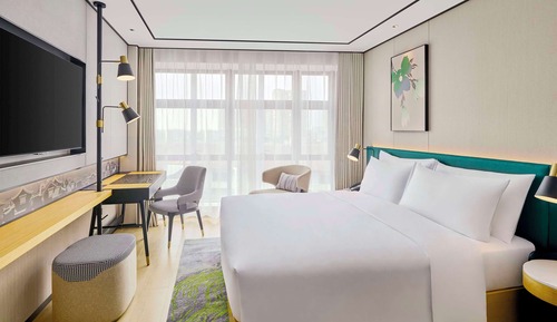Chambre, 1 très grand lit
