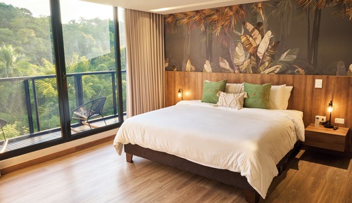 Appartement Royal, balcon, vue ville