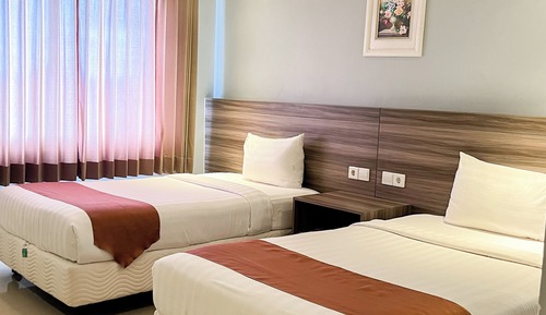 Chambre Supérieure avec lits jumeaux, 2 chambres, non-fumeurs, vue ville