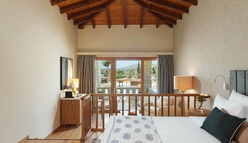 Chambre Deluxe Double ou avec lits jumeaux, balcon, vue mer