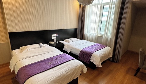Chambre Standard avec lits jumeaux, 2 lits une place, vue ville
