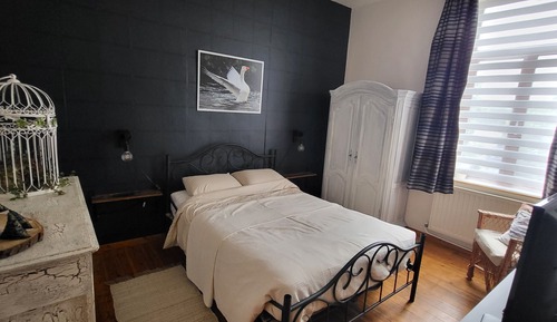 Chambre, 3 chambres, patio, vue jardin