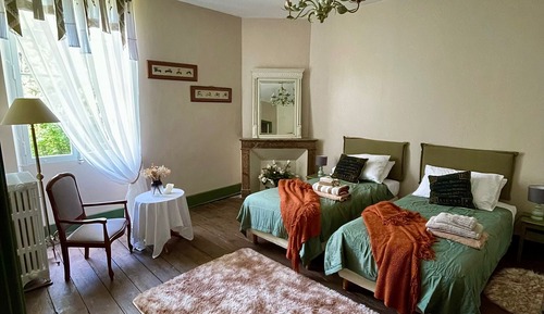 Chambre Double ou avec lits jumeaux, vue jardin