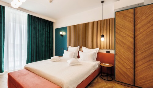 Appartement Luxe, 1 chambre, salle de bains privée, vue piscine