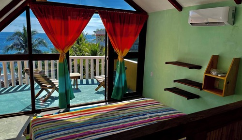 Chambre Simple Classique, balcon, vue plage