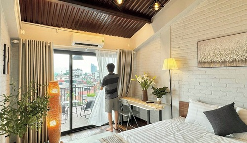 Chambre Ville, vue ville