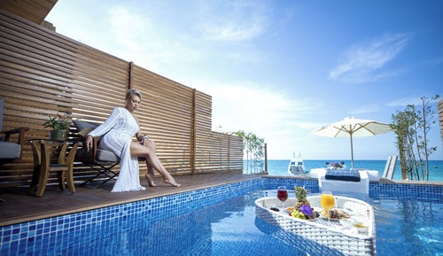 Chambre Standard, balcon, vue mer