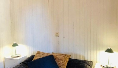 Cottage, vue jardin, côté piste de ski