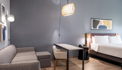 Suite Studio, 1 très grand lit, accessible aux personnes malentendantes (Communications)