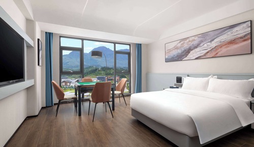 Chambre Deluxe, 1 grand lit, fumeurs