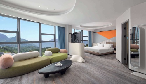 Suite, 1 très grand lit, non-fumeurs, vue montagne