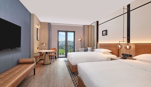 Chambre « Premier », 2 lits doubles, vue lac