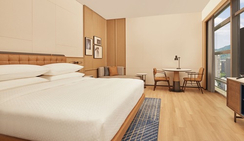 Chambre Deluxe, 1 très grand lit, vue ville