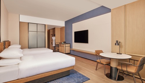 Chambre Deluxe, 2 lits doubles, vue ville