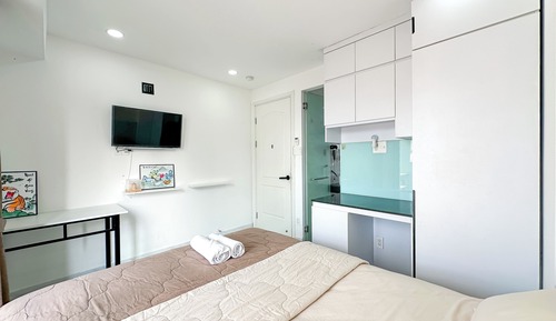 Studio Confort, balcon