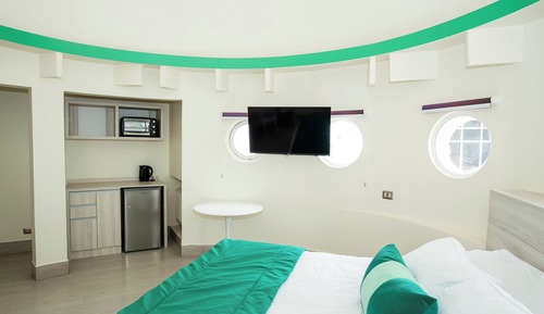 Chambre Double Deluxe, 1 très grand lit, balcon