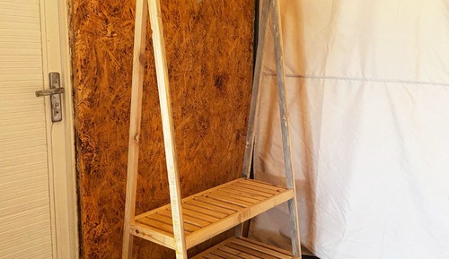 Tente Deluxe, 1 grand lit, non-fumeurs, vue jardin