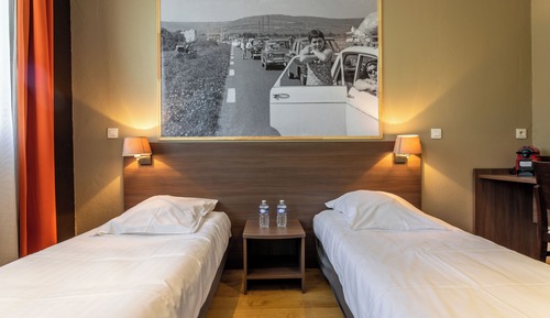 Chambre avec lits jumeaux