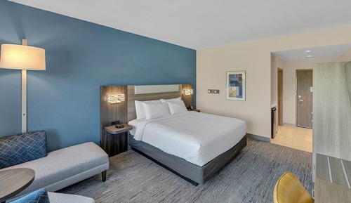 Chambre Standard, 1 très grand lit, accessible aux personnes à mobilité réduite (Communications)
