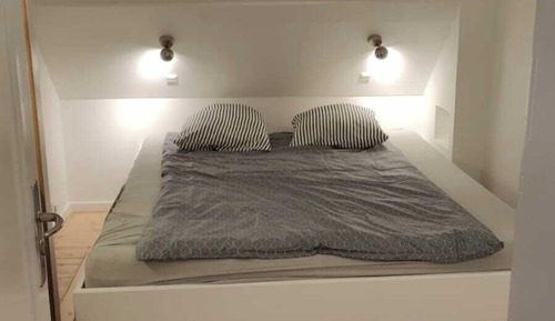 Chambre Double, 1 très grand lit, vue jardin
