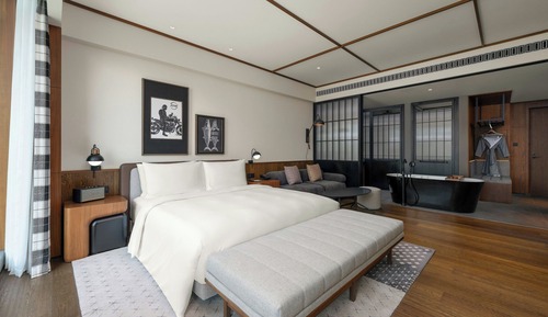 Chambre Exécutive, 1 très grand lit, non-fumeurs, vue ville