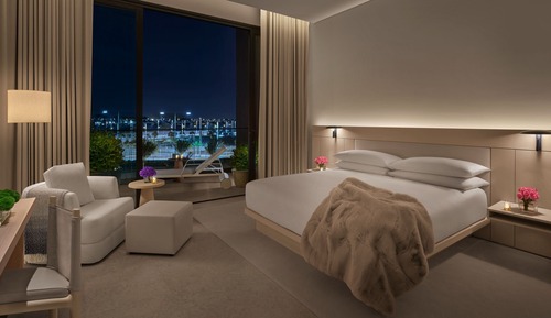 Chambre Deluxe, 1 très grand lit, non-fumeurs, vue ville
