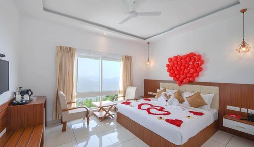Chambre Double Luxe, balcon, vue montagne